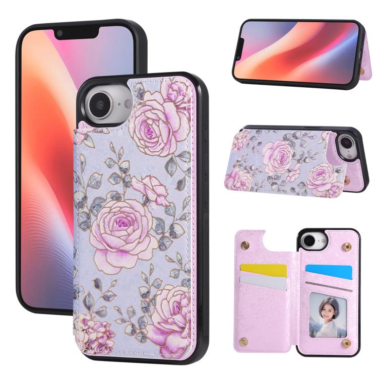 Printed Double Buckle RFID Anti-theft Phone Case
