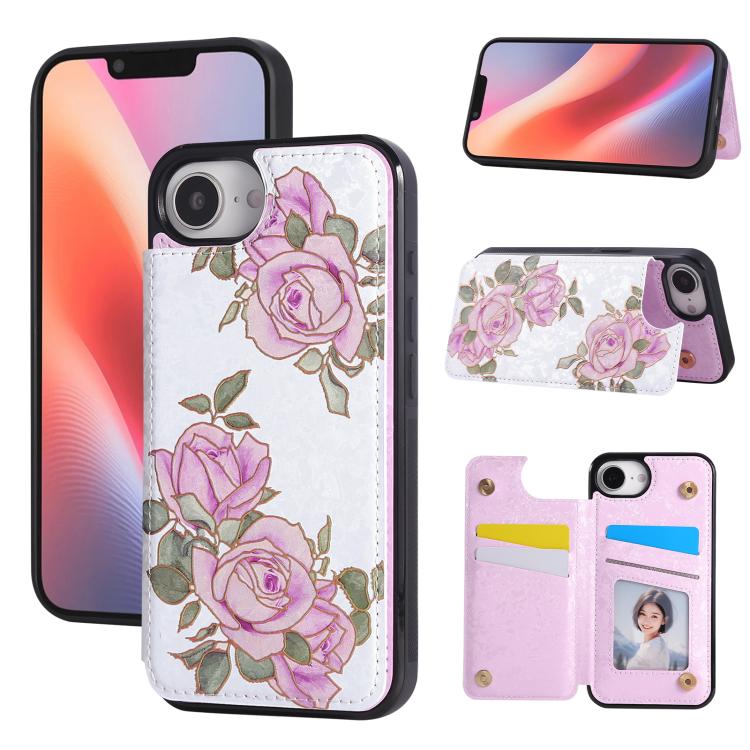 Printed Double Buckle RFID Anti-theft Phone Case