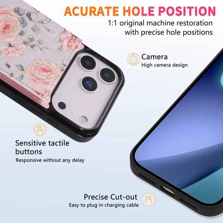 Printed Double Buckle RFID Anti-theft Phone Case