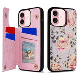 Printed Double Buckle RFID Anti-theft Phone Case