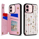 Printed Double Buckle RFID Anti-theft Phone Case