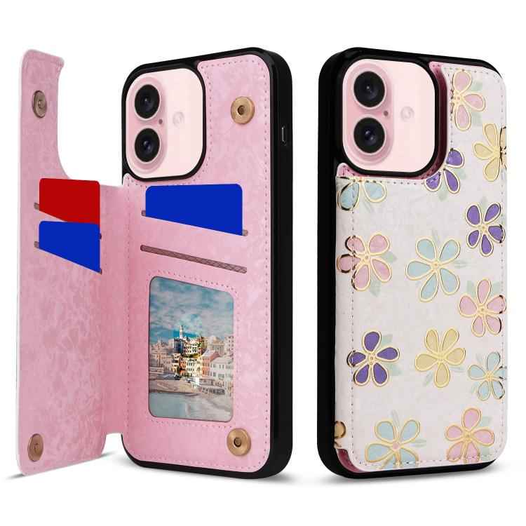 Printed Double Buckle RFID Anti-theft Phone Case