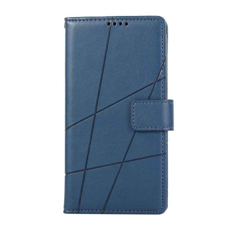 PU Genuine Leather Texture Embossed Line Phone Case