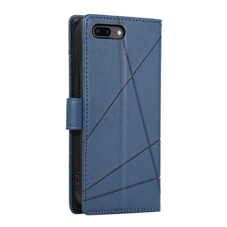 PU Genuine Leather Texture Embossed Line Phone Case