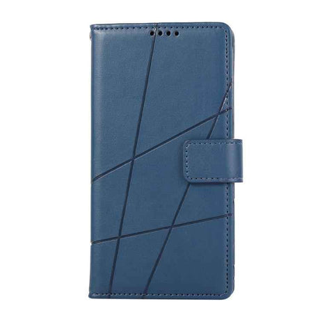 PU Genuine Leather Texture Embossed Line Phone Case