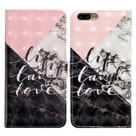 Oil Embossed 3D Drawing Leather Phone Case