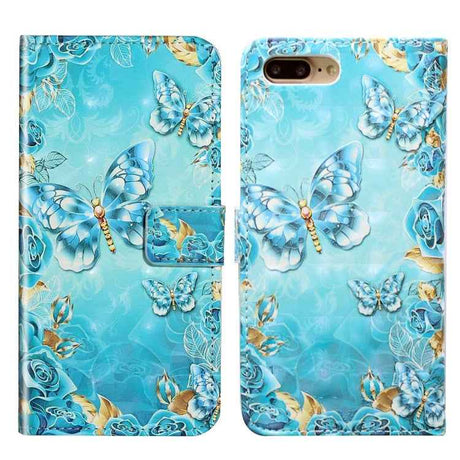 Oil Embossed 3D Drawing Leather Phone Case