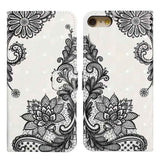Oil Embossed 3D Drawing Leather Phone Case