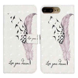 Oil Embossed 3D Drawing Leather Phone Case