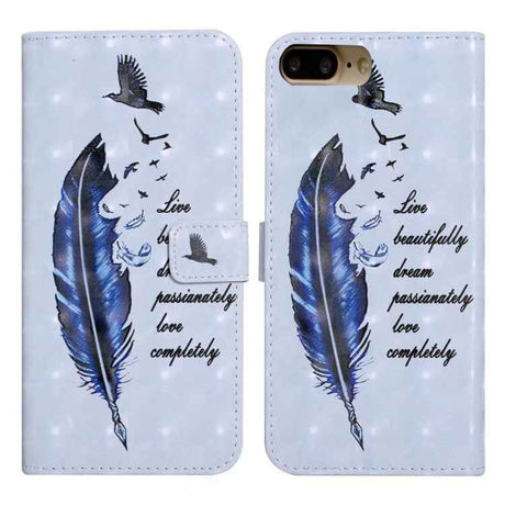 Oil Embossed 3D Drawing Leather Phone Case