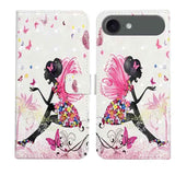 Oil Embossed 3D Drawing Leather Phone Case