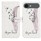 Oil Embossed 3D Drawing Leather Phone Case