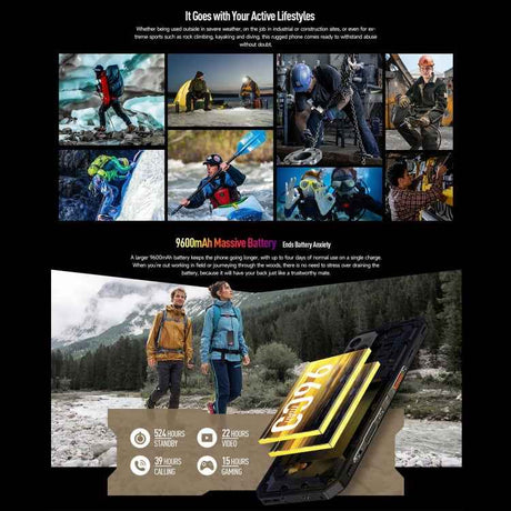 Ulefone Power Armor 18T Ultra Version 5G 12GB+512GB, Thermal Imaging Rugged Phone, 6.58 inch, MediaTek Dimensity 7050