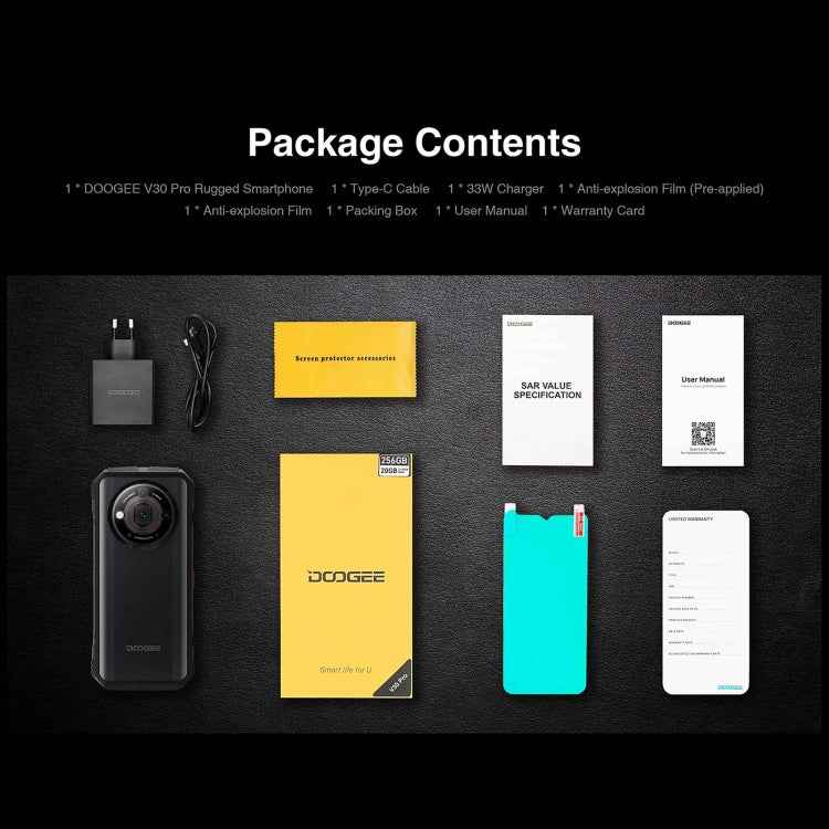 DOOGEE V30 Pro, 12GB+512GB, 200MP Camera, 10800mAh Battery, 6.58 inch Android 13 Dimensity 7050 , Support Google Pay