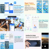 Blackview SHARK 8, Fingerprint Identification,8GB+256GB, 6.78 inch Android 13 MTK6789 Helio G99 Octa Core