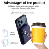 Organ Card Bag Ring Holder Phone Case