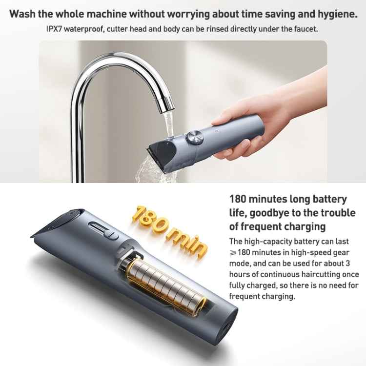 Original Xiaomi Mijia Hair Trimmer Clipper 2 Professional Clippers Titanium Alloy Blade Rechargeable Barber, Hair Trimmer 2