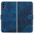 YX0060 Elephant Head Embossed Phone Leather Case with Lanyard