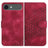 YX0060 Elephant Head Embossed Phone Leather Case with Lanyard