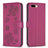 Four-leaf Embossed Leather Phone Case