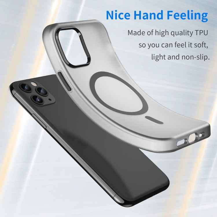 MagSafe Frosted Translucent TPU + PC Full Coverage Phone Case