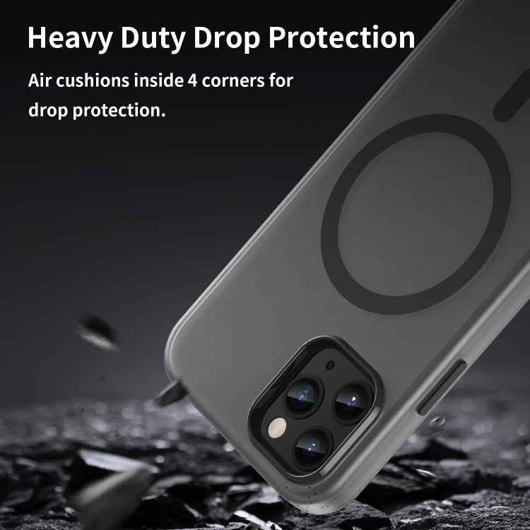 MagSafe Frosted Translucent TPU + PC Full Coverage Phone Case