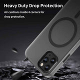MagSafe Frosted Translucent TPU + PC Full Coverage Phone Case