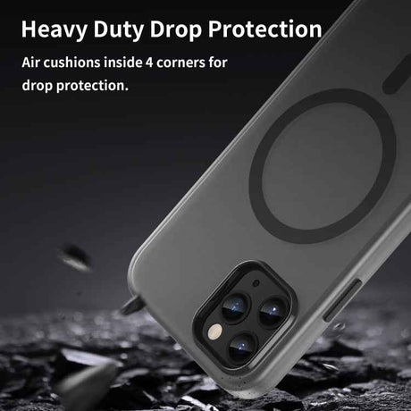 MagSafe Frosted Translucent TPU + PC Full Coverage Phone Case