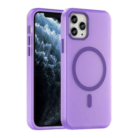 MagSafe Frosted Translucent TPU + PC Full Coverage Phone Case
