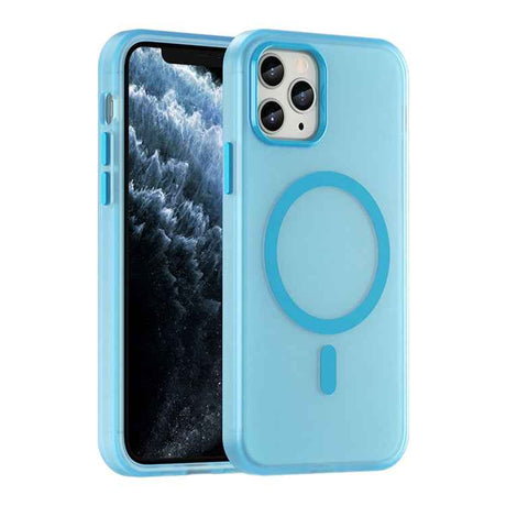 MagSafe Frosted Translucent TPU + PC Full Coverage Phone Case