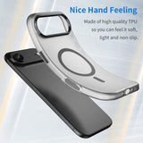 MagSafe Frosted Translucent TPU + PC Full Coverage Phone Case
