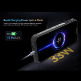 Smartphone Oukitel WP19 Pro - MediaTek Helio G99 Octa-core de 6,8 pulgadas, 8 GB + 256 GB, conectividad 4G NFC