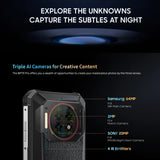 Smartphone Oukitel WP19 Pro - MediaTek Helio G99 Octa-core de 6,8 pulgadas, 8 GB + 256 GB, conectividad 4G NFC