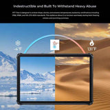 OUKITEL RT7 TITAN 4G Network IP68/IP69K Rugged Tablet, 10.1 inch Android 13 MediaTek MT8788 Octa Core Support Dual SIM, EU Plug