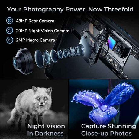 OUKITEL RT7 TITAN 5G Network IP68/IP69K Rugged Tablet, 10.1 inch Android 15 MediaTek Dimensity 7050 Octa Core Support Dual SIM, EU Plug