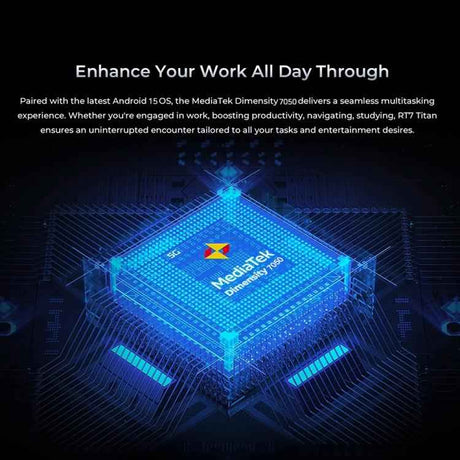 OUKITEL RT7 TITAN 5G Network IP68/IP69K Rugged Tablet, 10.1 inch Android 15 MediaTek Dimensity 7050 Octa Core Support Dual SIM, EU Plug