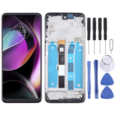 OEM LCD Screen Digitizer Assembly with Frame for Motorola Moto G/E Series (G04/G05/G15/G24/G34/G35/E15) - LYDARZ