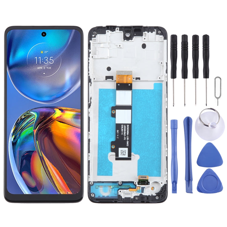 OEM LCD Screen Digitizer Full Assembly with Frame, For Motorola Moto G 2022