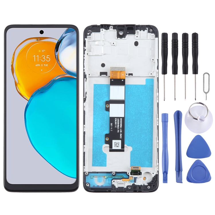 OEM LCD Screen Digitizer Full Assembly with Frame, For Motorola Moto G 2022
