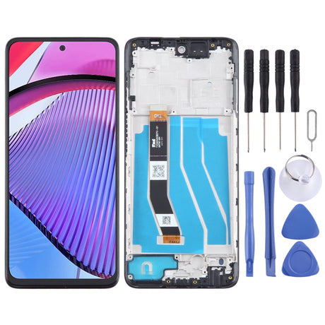 OEM LCD Screen Digitizer Assembly with Frame for Motorola Moto G/E Series (G04/G05/G15/G24/G34/G35/E15) - LYDARZ