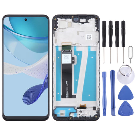 OEM LCD Screen Digitizer Assembly with Frame for Motorola Moto G/E Series (G04/G05/G15/G24/G34/G35/E15) - LYDARZ
