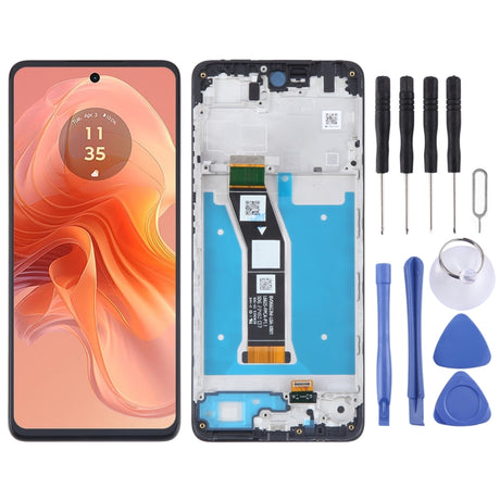 OEM LCD Screen Digitizer Assembly with Frame for Motorola Moto G/E Series (G04/G05/G15/G24/G34/G35/E15) - LYDARZ