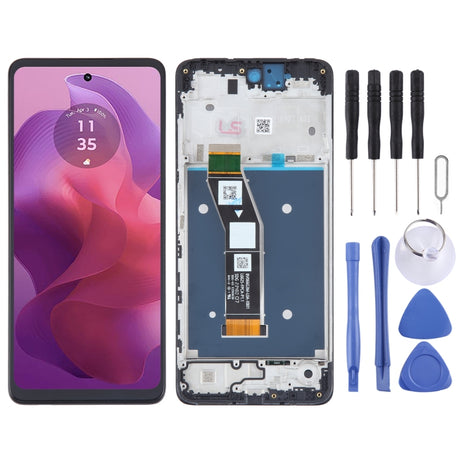 OEM LCD Screen Digitizer Assembly with Frame for Motorola Moto G/E Series (G04/G05/G15/G24/G34/G35/E15) - LYDARZ