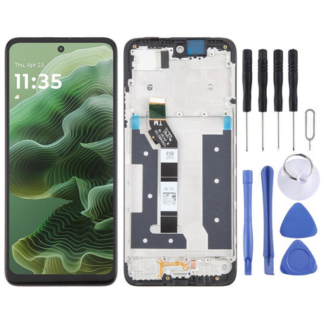 OEM LCD Screen Digitizer Assembly with Frame for Motorola Moto G/E Series (G04/G05/G15/G24/G34/G35/E15) - LYDARZ