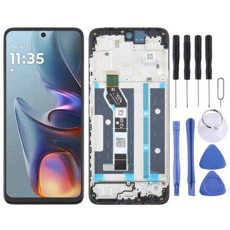 OEM LCD Screen Digitizer Assembly with Frame for Motorola Moto G/E Series (G04/G05/G15/G24/G34/G35/E15) - LYDARZ