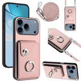 Organ Card Bag Ring Holder Phone Case with Long Lanyard