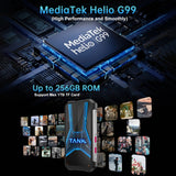 Unihertz Tank mini 1 100MP Camera, 4.3 Inch Android 13, Helio G99 Octa Core, 8GB+256GB Storage