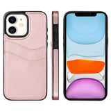 Litchi Leather Skin Card Slots Phone Case