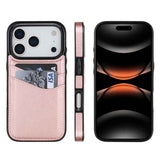 Litchi Leather Skin Card Slots Phone Case