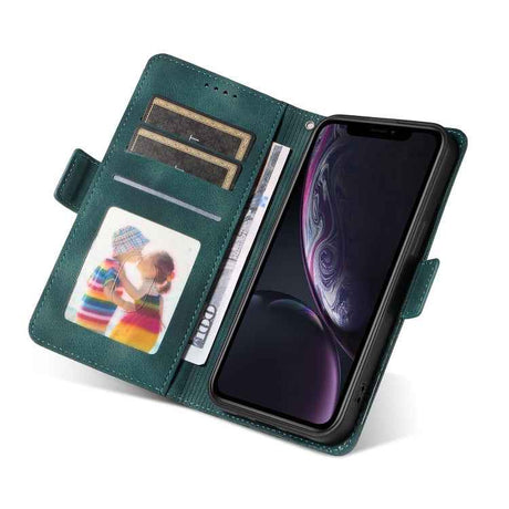 Embossed Rhombus Starry Leather Phone Case